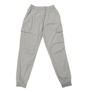 YoungLa Cargo Jogger Pants Mens Small Light Gray Lightweight Training Athletic